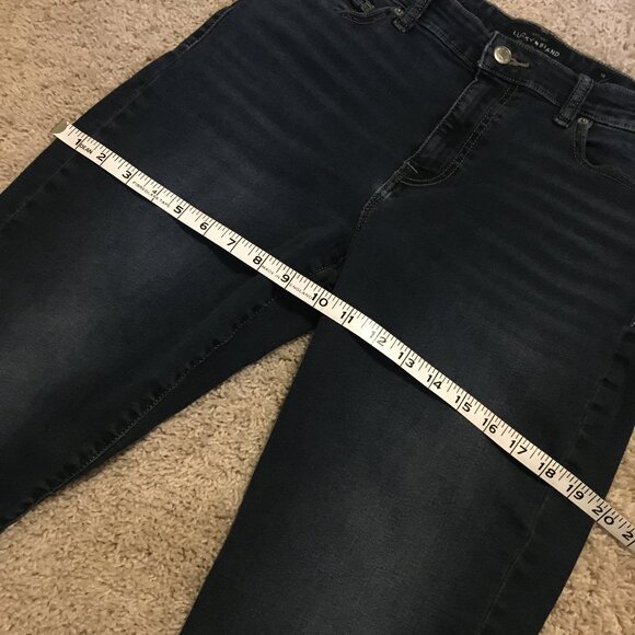 Lucky Brand Dark Blue Slim Fit Denim Jeans - Picture 13 of 16